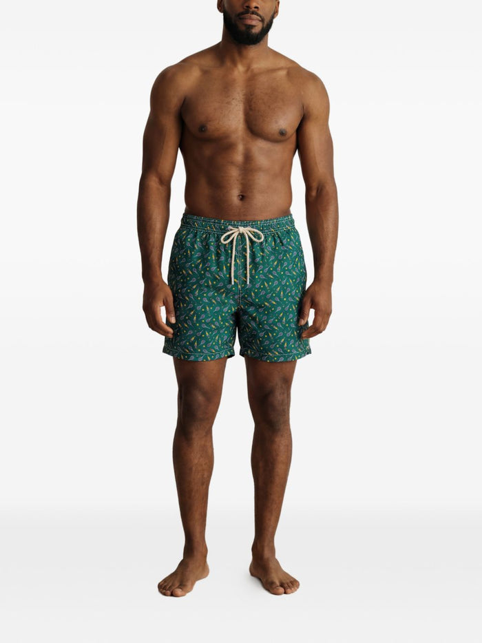 Mc2 Saint Barth Boxer Lighting Tennis Uomo Verde 2