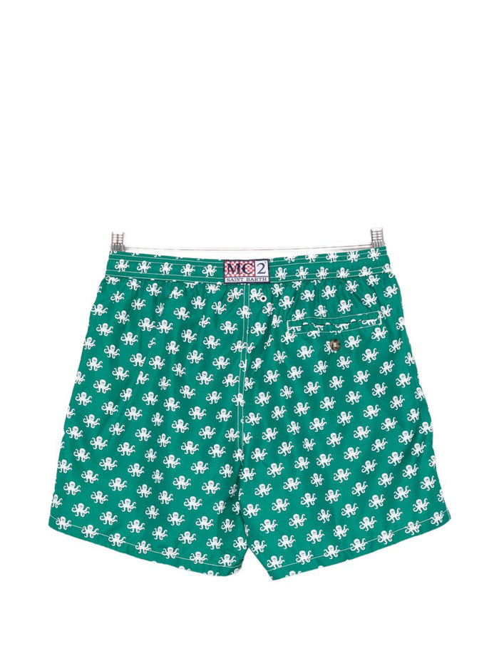 Mc2 Saint Barth Boxer Badehose Lighting Oktopus Herren Grün 2