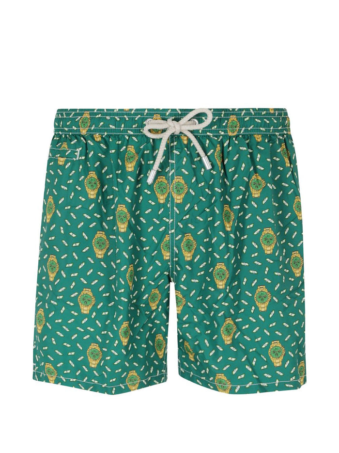 Mc2 Saint Barth Boxershorts Lighting Watch Herren Grün 1