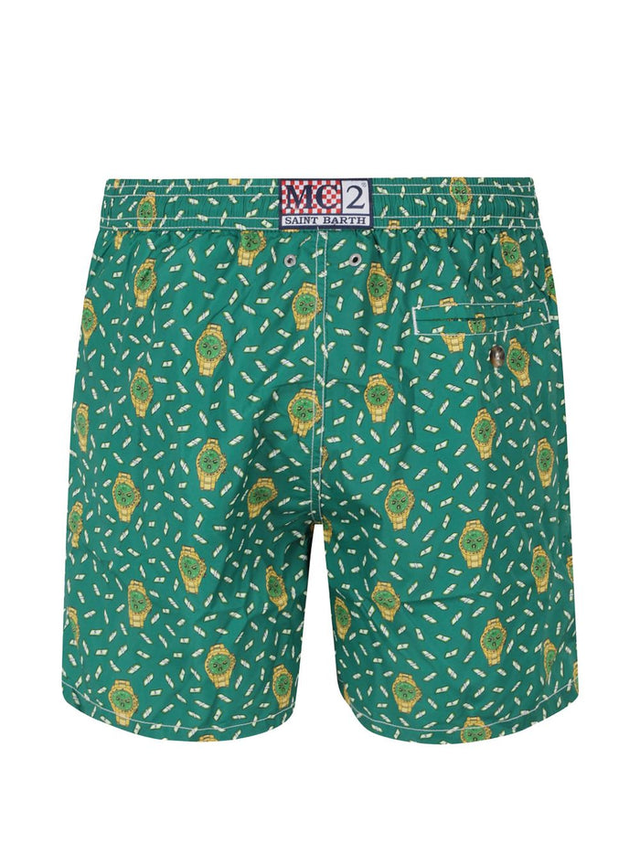 Mc2 Saint Barth Boxershorts Lighting Watch Herren Grün 2
