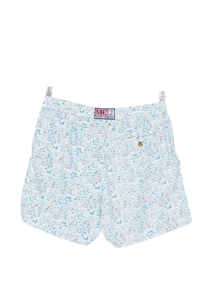 Mc2 Saint Barth Boxer Mikonos Holiday Herren Blau 2