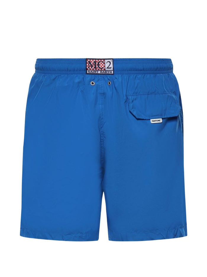 Mc2 Saint Barth Boxer Badehose Lighting Pantone Herren Blau 2