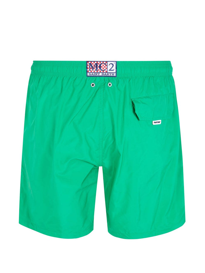 Mc2 Saint Barth Boxer Verde Uomo 3