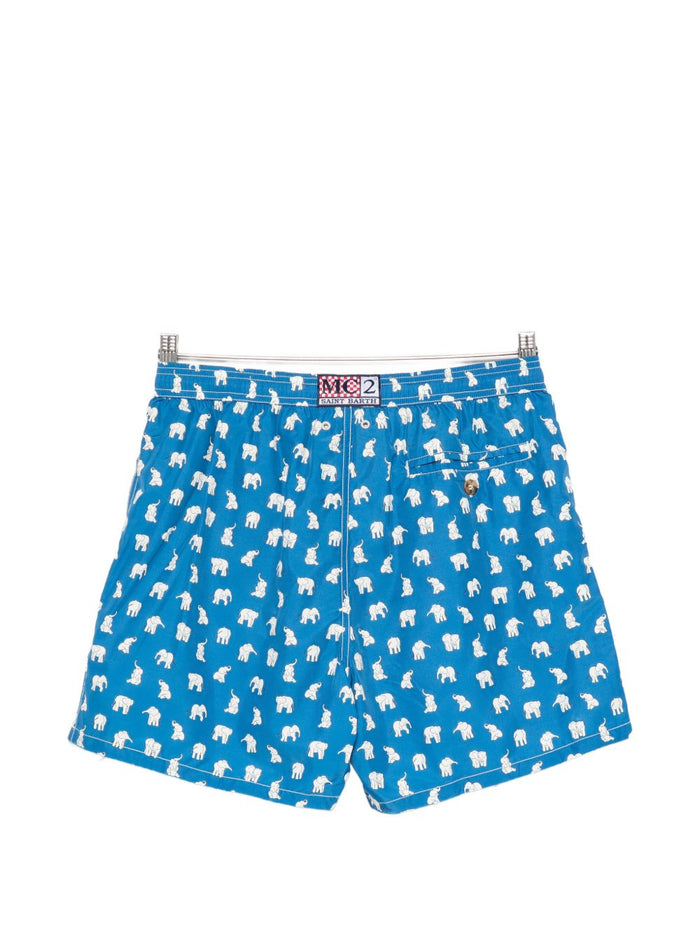 Mc2 Saint Barth Boxer Lighting Elefanti Uomo Azzurro 2