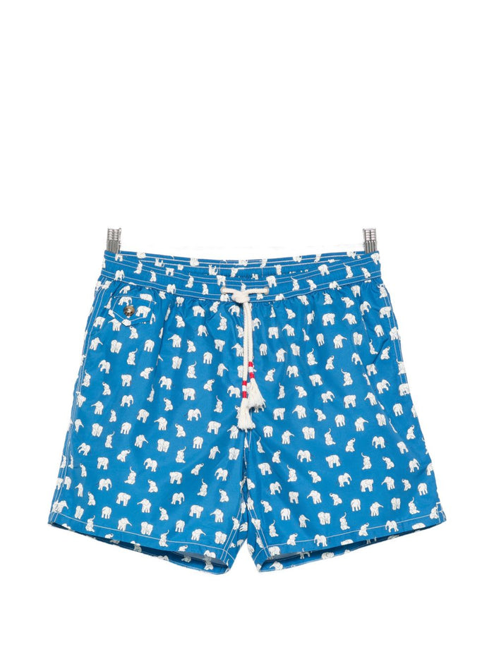 Mc2 Saint Barth Boxer Lighting Elefanti Uomo Azzurro 1