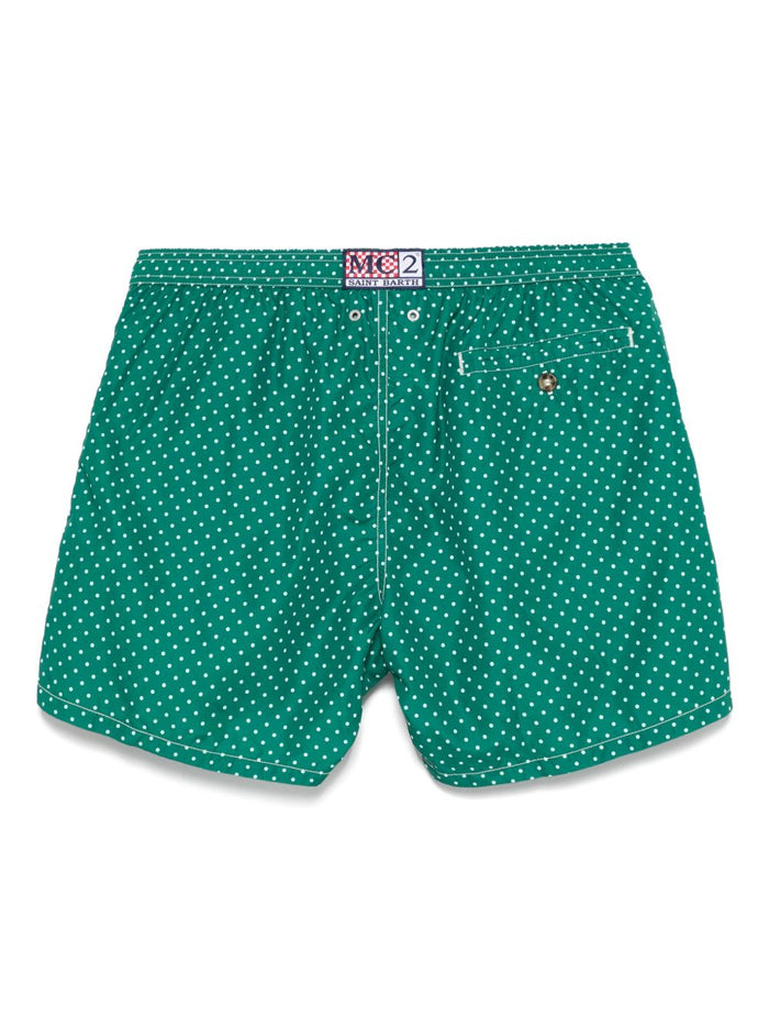 Mc2 Saint Barth Men's Boxer Lighting Micro Polka Dots 2