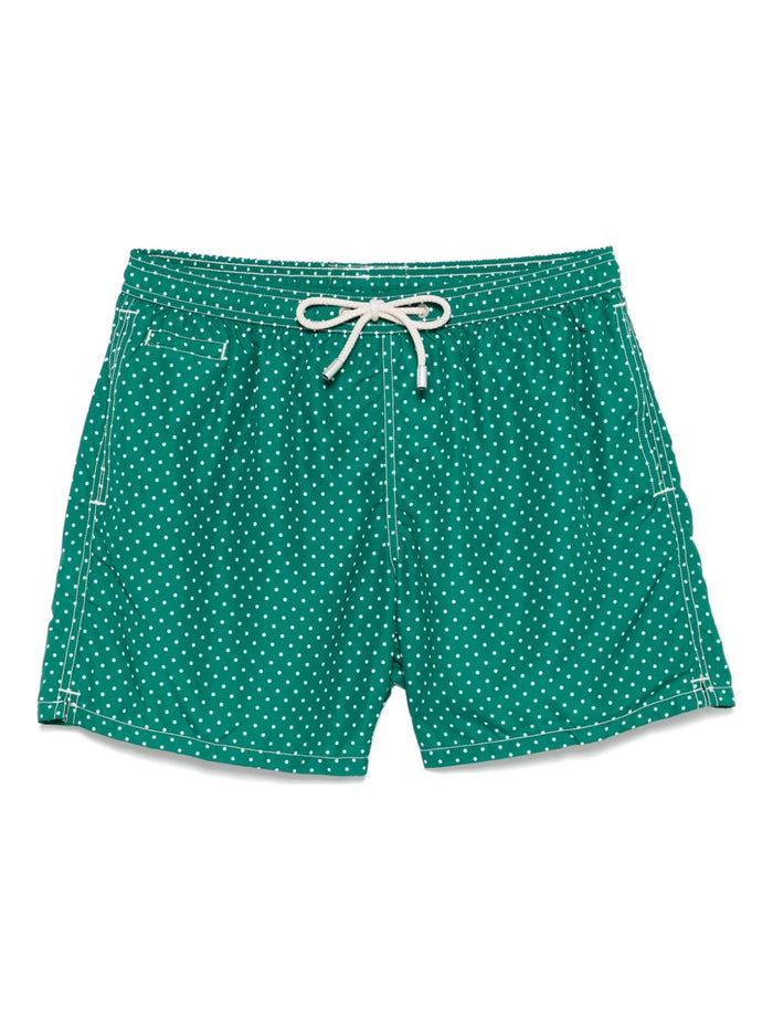Mc2 Saint Barth Men's Boxer Lighting Micro Polka Dots 1