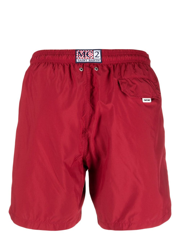 Mc2 Saint Barth Herren Boxer Bordeaux Lighting Pantone 2