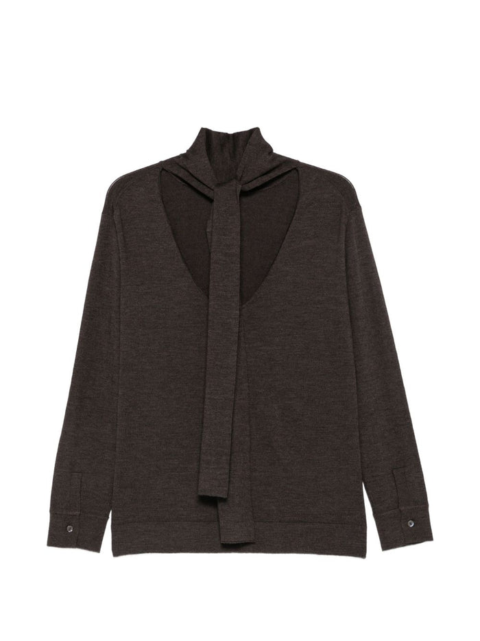 P.a.r.o.s.h. Maglia Marrone Donna 2
