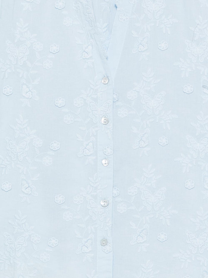 Mc2 Saint Barth Liona Women's Shirt Sky Blue 3