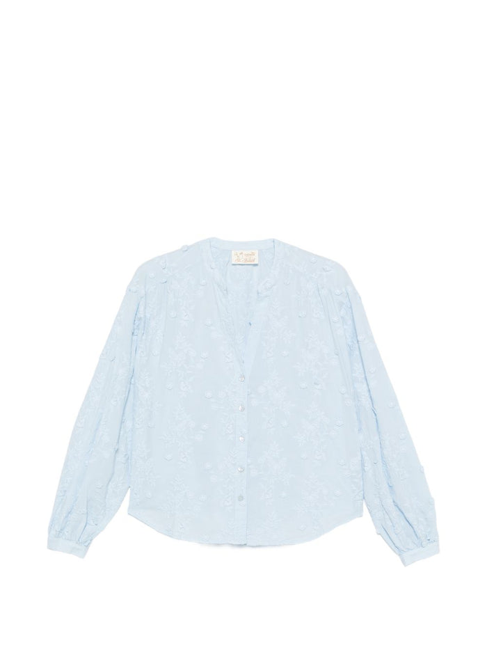 Mc2 Saint Barth Liona Women's Shirt Sky Blue 1