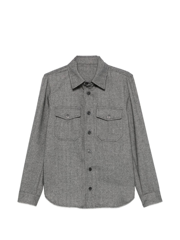 Officina Sartoriale Camicia Marrone Uomo 1