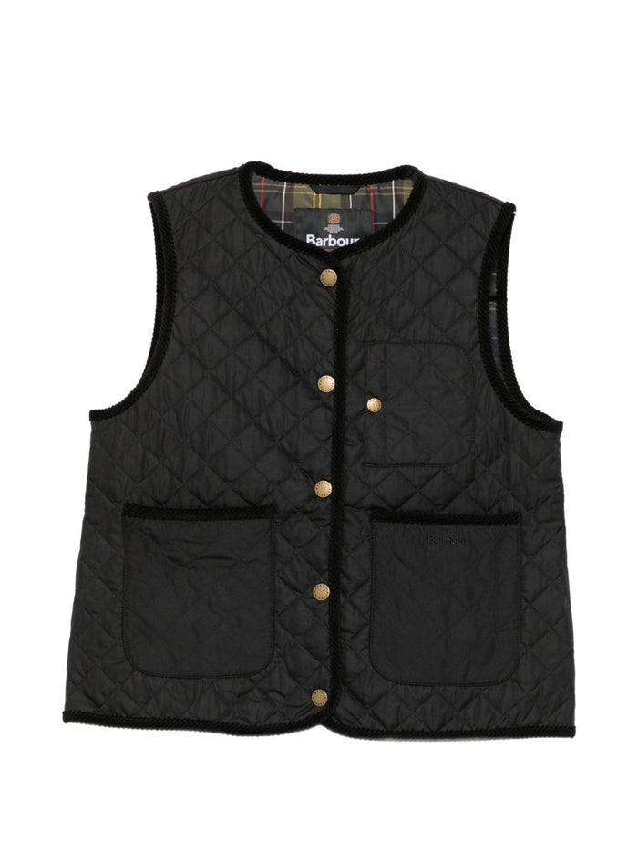 Barbour Gilet Nero Donna 1
