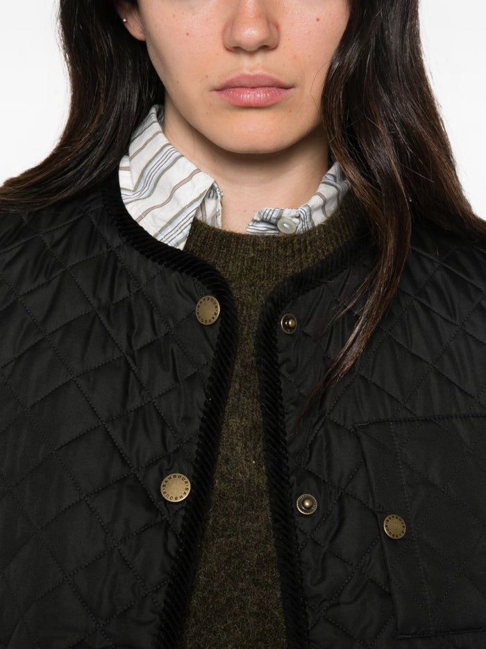 Barbour Gilet Nero Donna 2