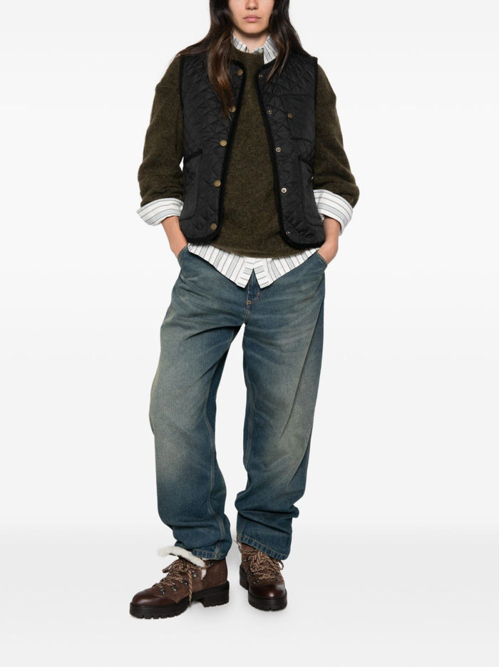 Barbour Gilet Nero Donna 3