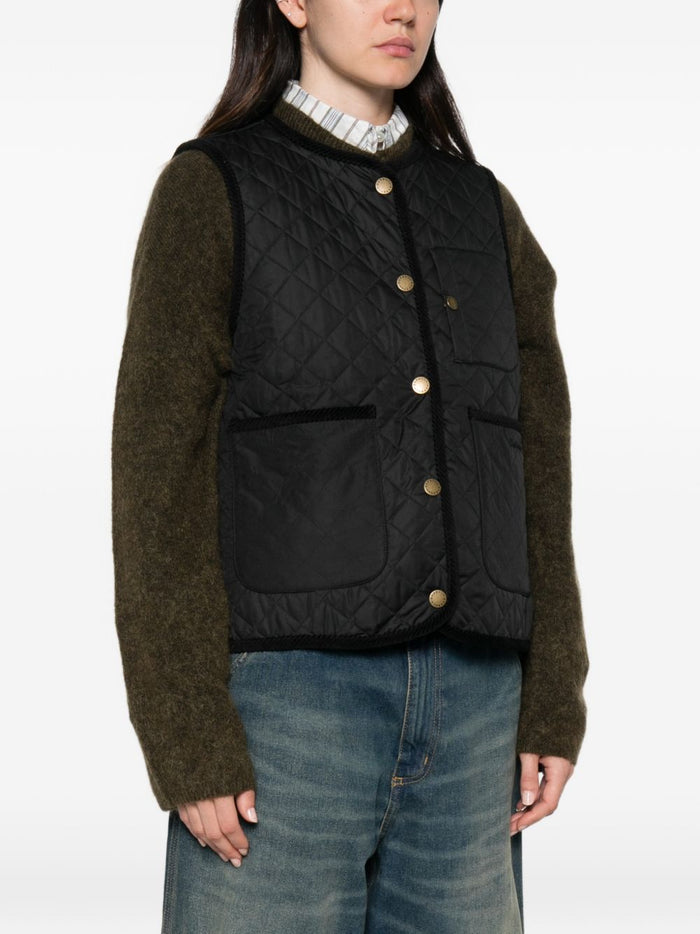 Barbour Gilet Nero Donna 5
