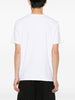 Maison Kitsune T-shirt Bianco Uomo Micro Ricamo Testa Volpe 3