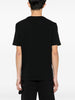 Maison Kitsune T-shirt Nero Uomo Micro Ricamo Testa Volpe 3