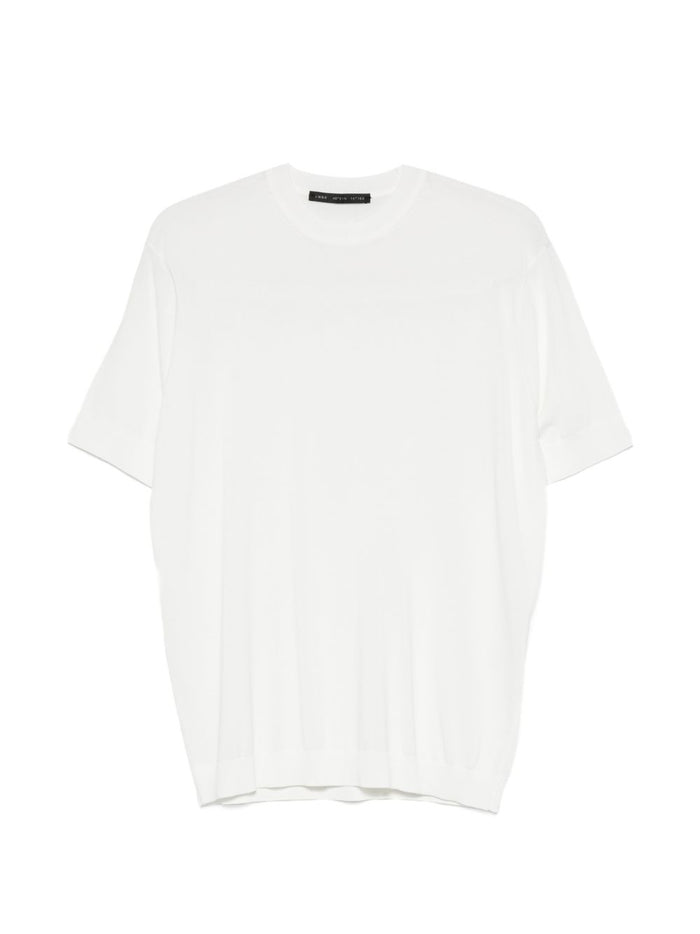 Low Brand T-shirt in Filo Uomo Bianco 1
