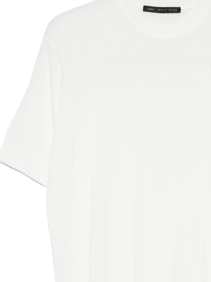 Low Brand T-shirt in Filo Uomo Bianco 3