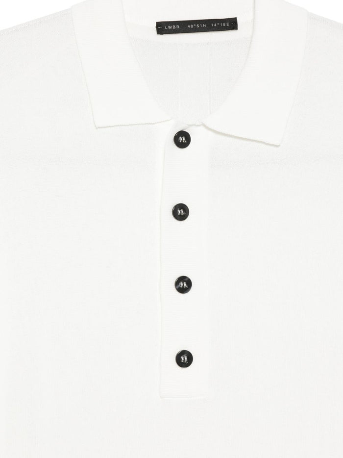 Low Brand Polo Quattro Bottoni Uomo Bianco 3