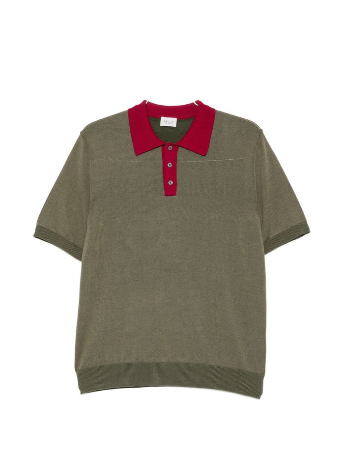 Gallia Polo Tre Bottoni Uomo Verde 5