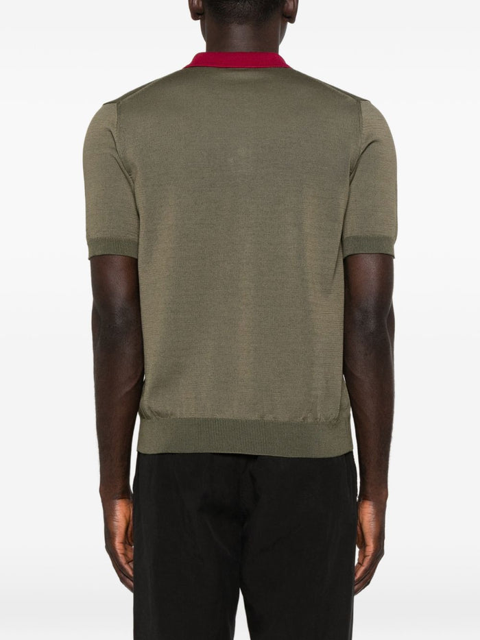 Gallia Polo Tre Bottoni Uomo Verde 3
