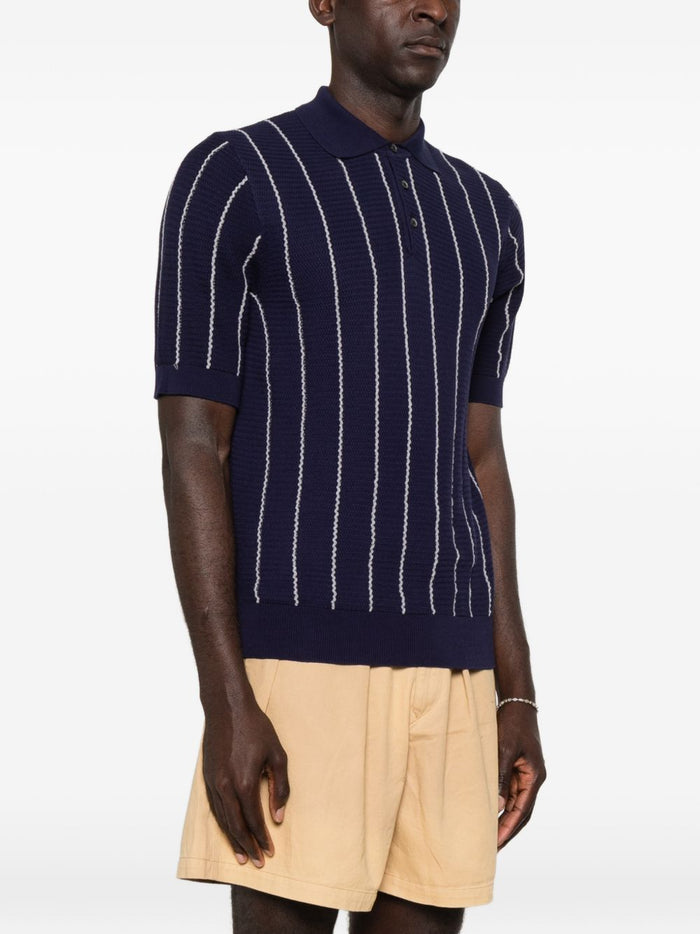 Gallia Polo Rigata Uomo Blu 1
