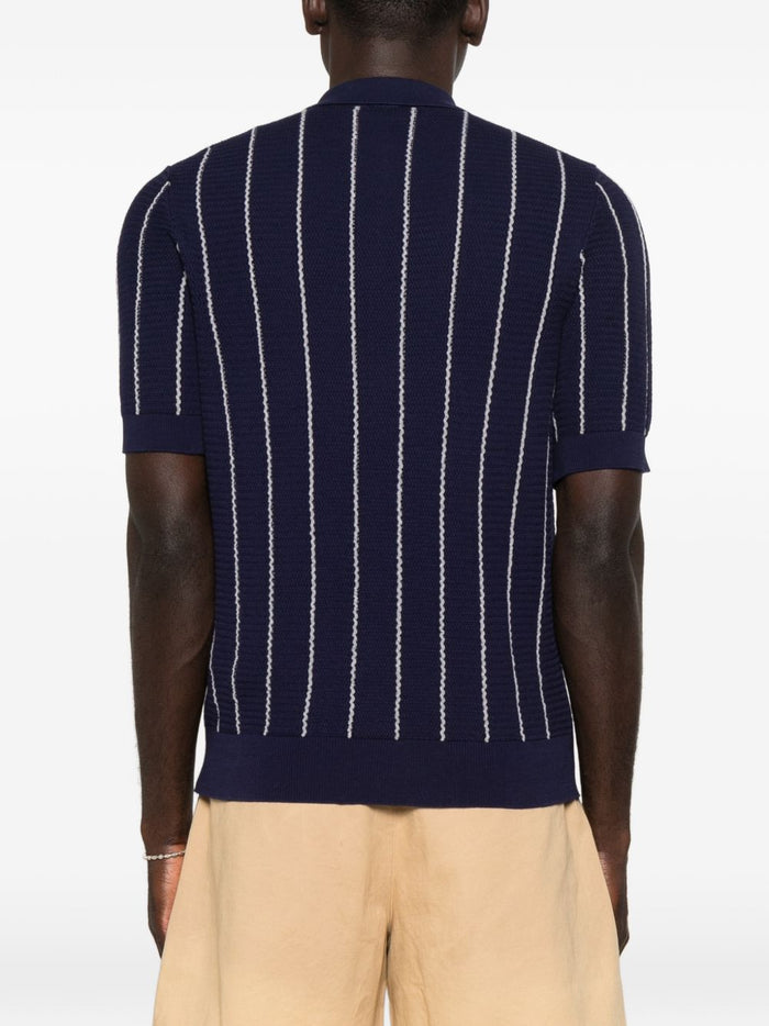 Gallia Polo Rigata Uomo Blu 3