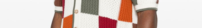 Gallia Cardigan a Quadri Uomo Multicolore - Dipierro