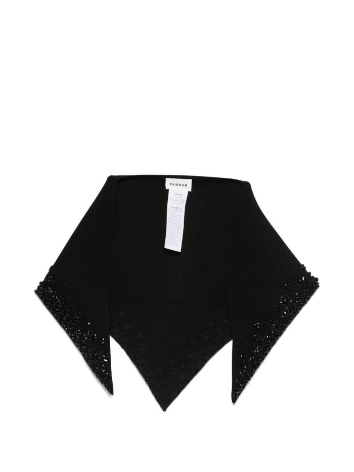 P.a.r.o.s.h. Sciarpa Nero Donna 1