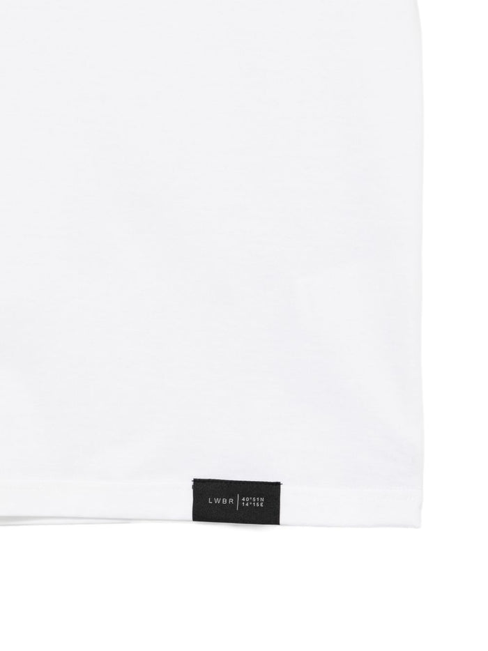 Low Brand T-shirt Scollo Tondo Uomo Bianco 3