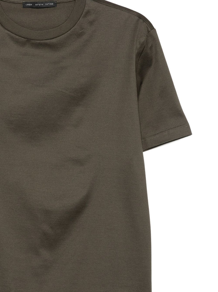 Low Brand T-shirt Scollo Tondo Uomo Verde 3