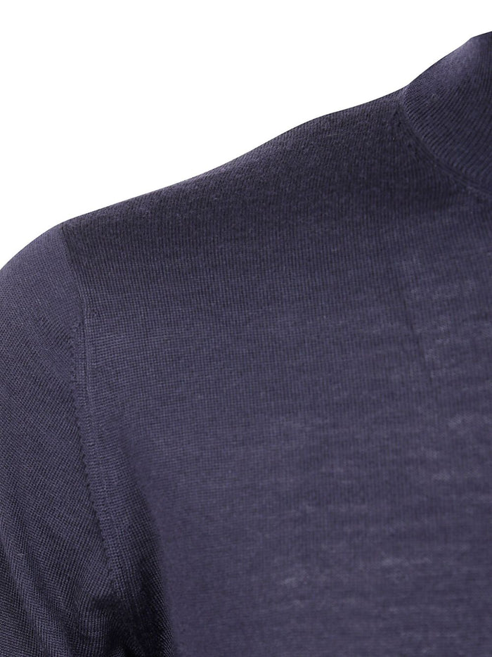 Filippo De Laurentis Maglia Blu Uomo Lupetto 3