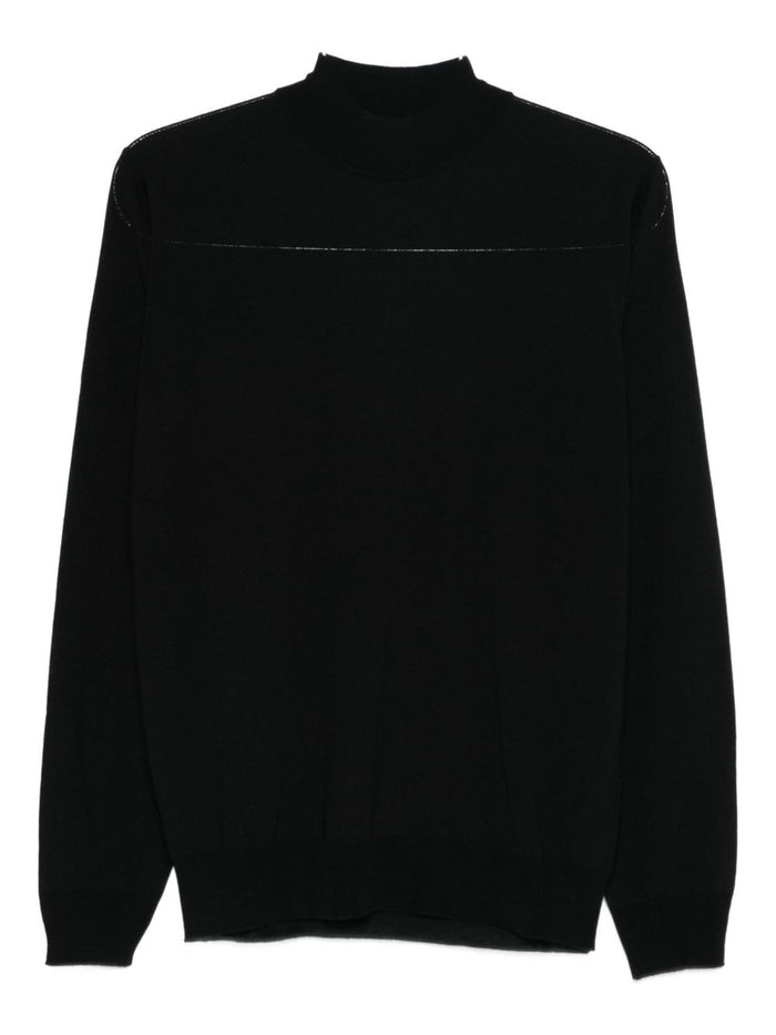 Filippo De Laurentis Maglia Nero Uomo Maniche Lunghe 1