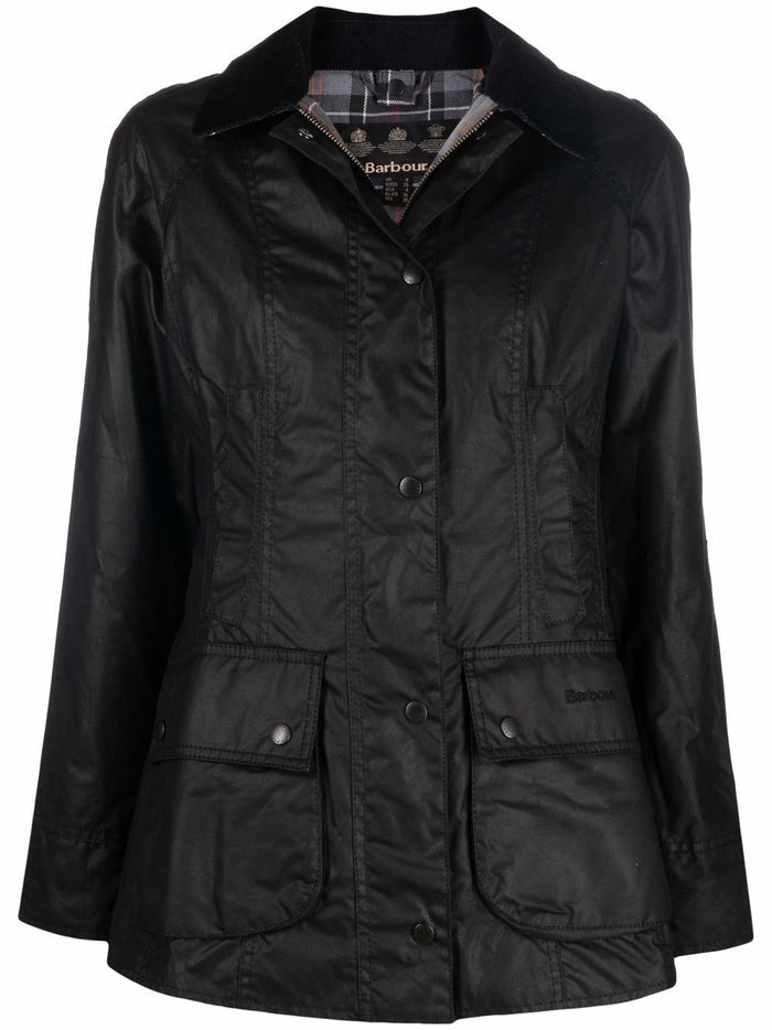 Barbour Giubbotto Nero Donna Beadnell 6