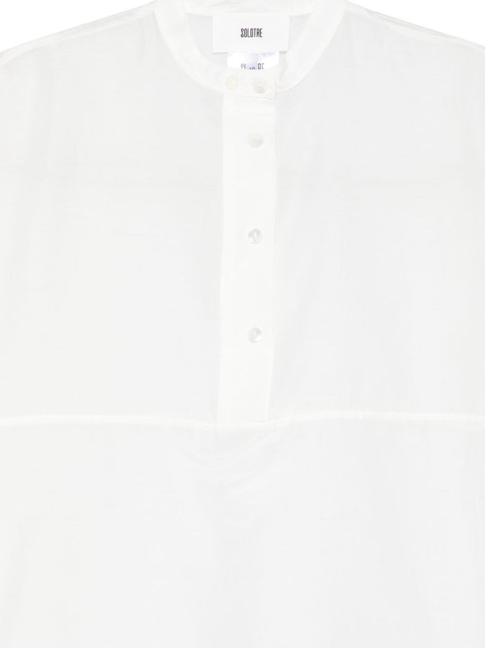 Solotre Camicia Coreana Donna Bianco 3