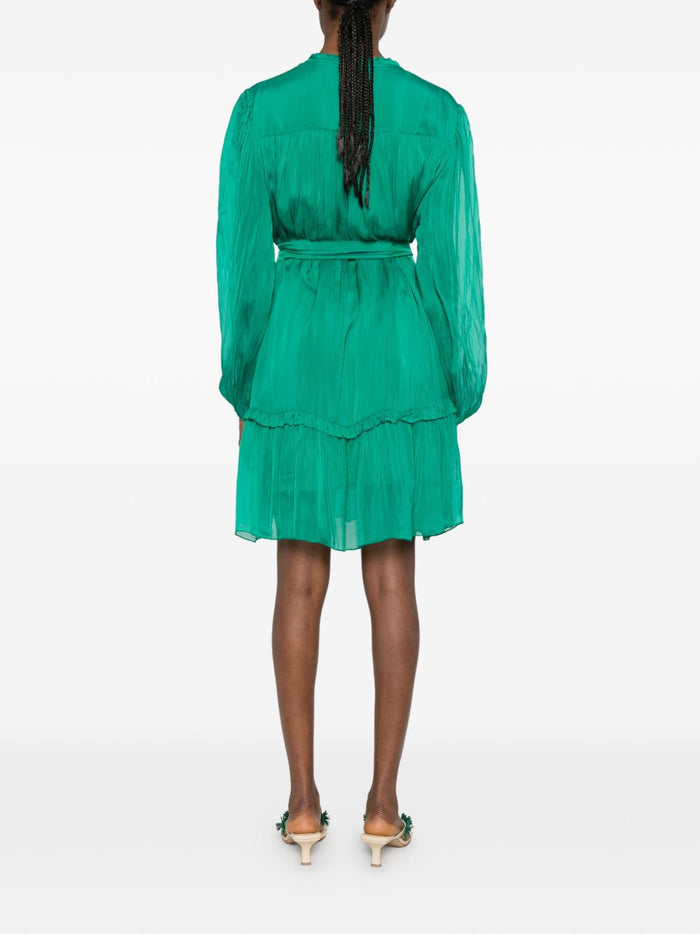 Solotre Abito con Cintura Donna Verde 4