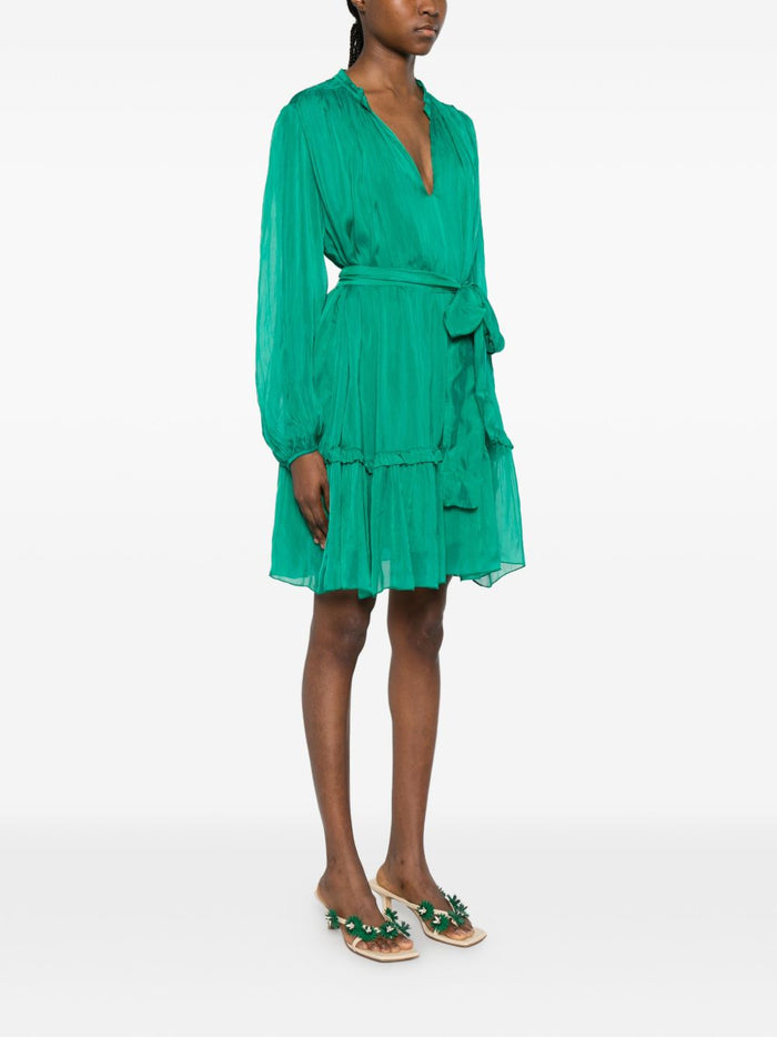 Solotre Abito con Cintura Donna Verde 2
