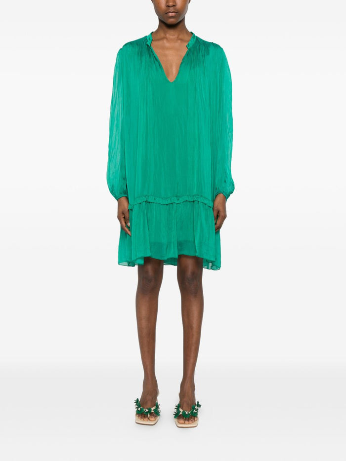 Solotre Abito con Cintura Donna Verde 3