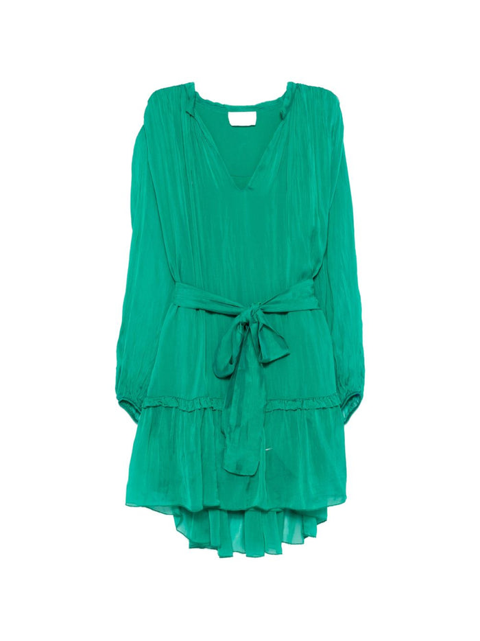 Solotre Abito con Cintura Donna Verde 6