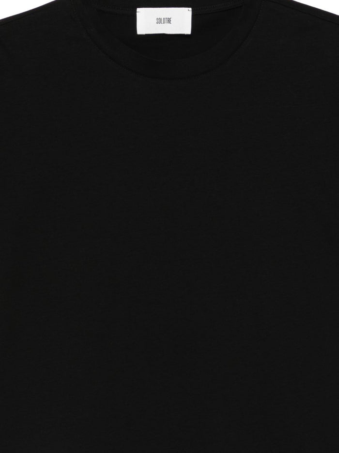 Solotre Women's Short Sleeve T-Shirt Black 3