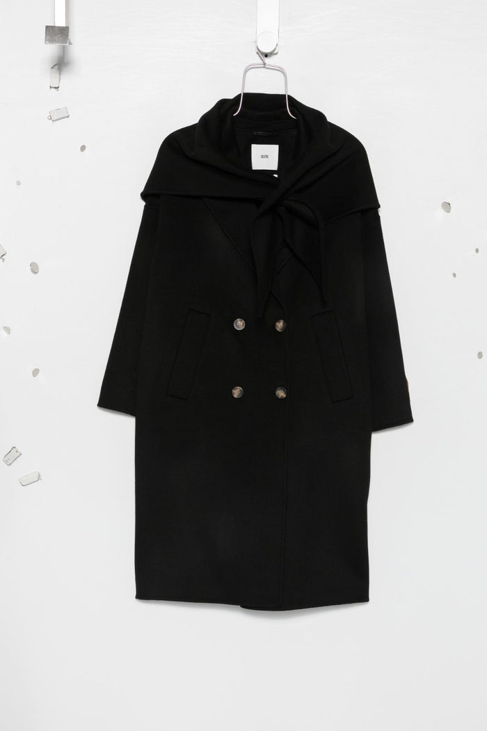 Solotre Cappotto Nero Donna 1