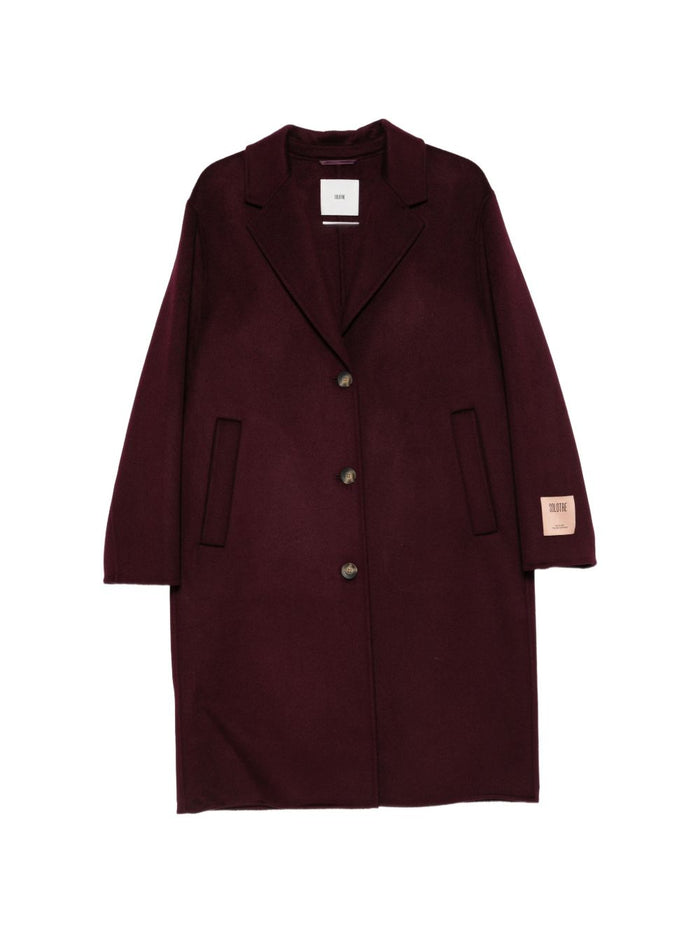 Solotre Cappotto Viola Donna 1