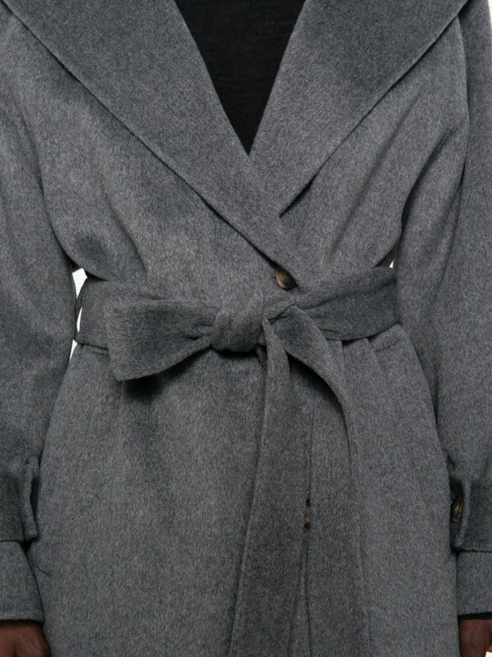 Solotre Cappotto Grigio Donna 5