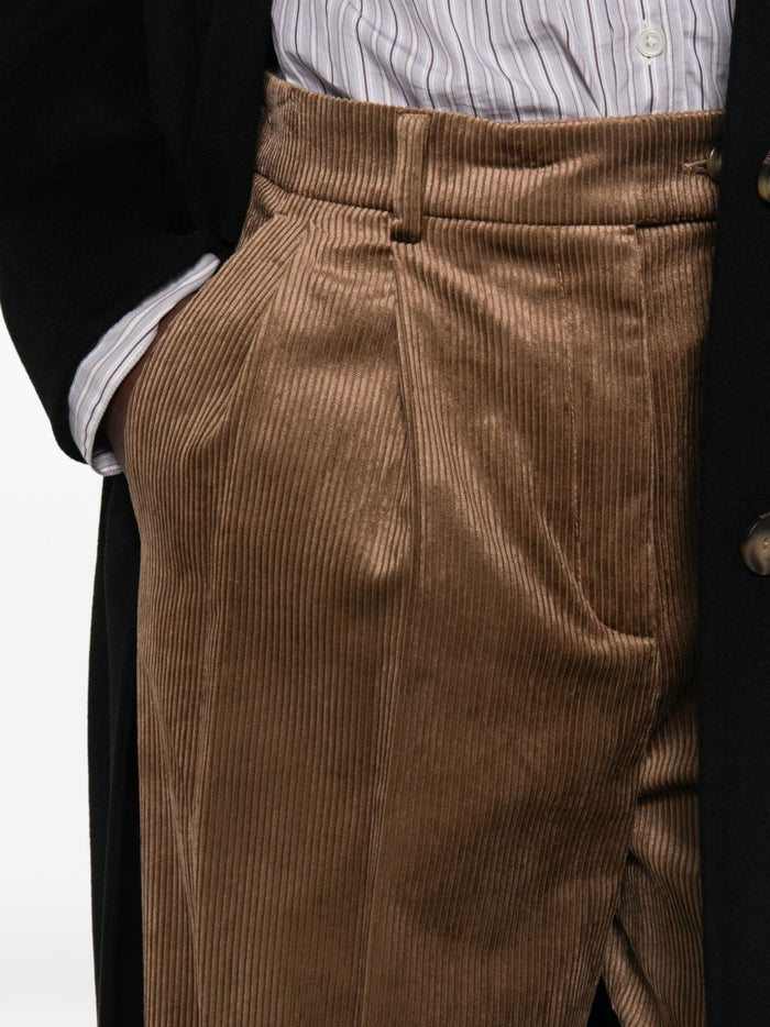 Solotre Pantalone Marrone Donna 4