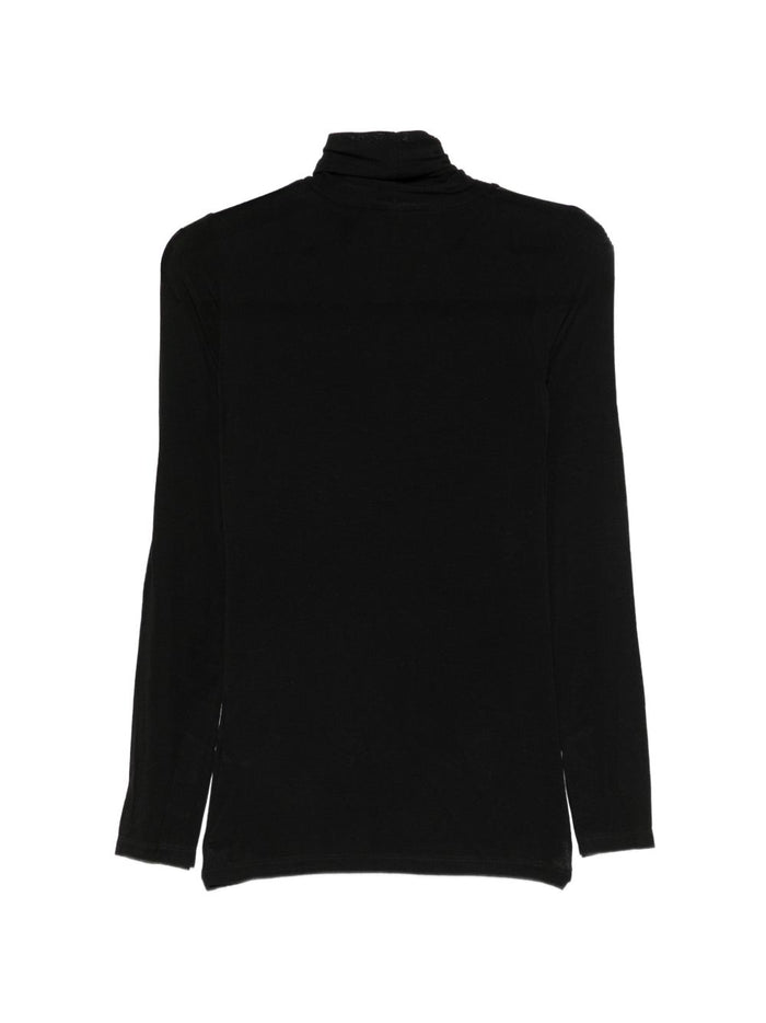 Solotre Top Nero Donna 2