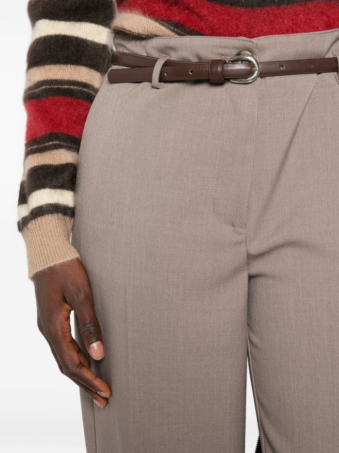 Solotre Pantalone Marrone Donna 2