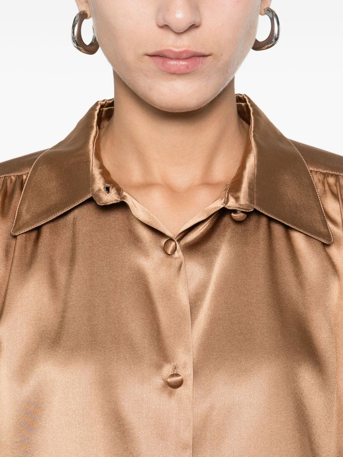 Solotre Braunes Hemd Damen 3