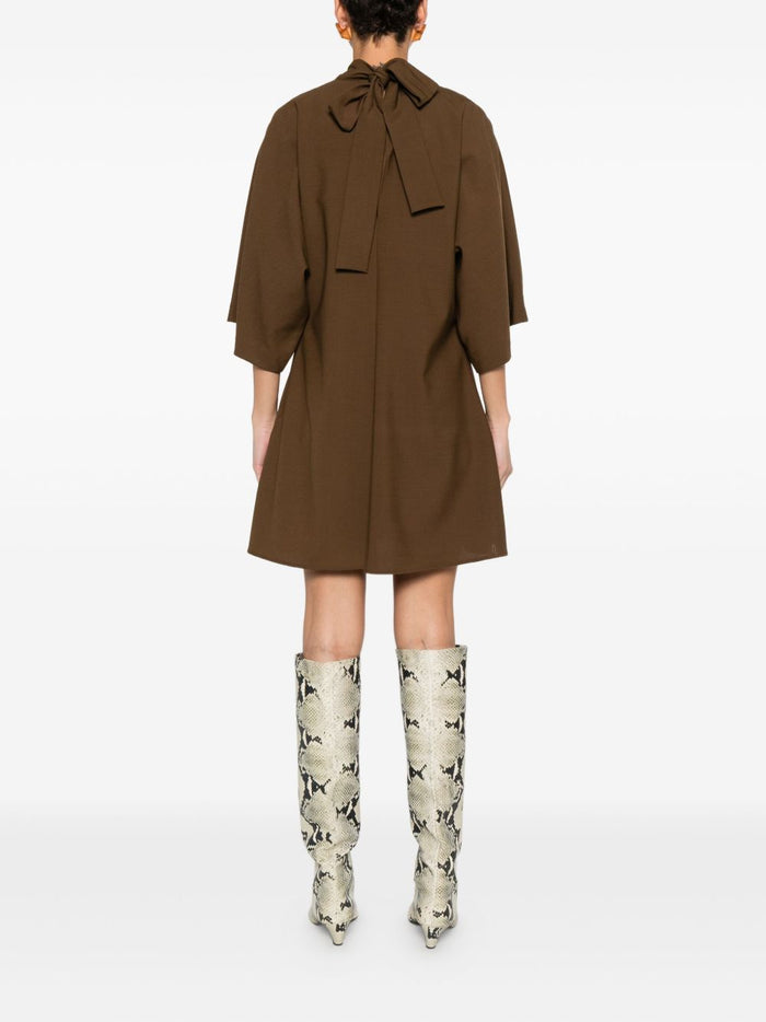 Solotre Schwarzes Kleid für Damen 2